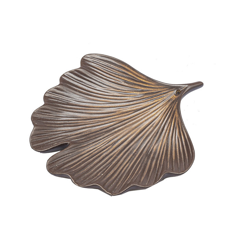 The Ginkgo Dish — Leaf-Shaped Incense Holder