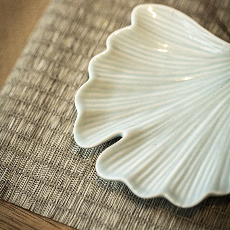 The Ginkgo Dish — Leaf-Shaped Incense Holder
