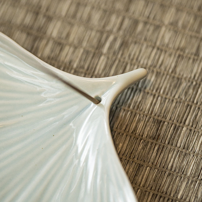 The Ginkgo Dish — Leaf-Shaped Incense Holder